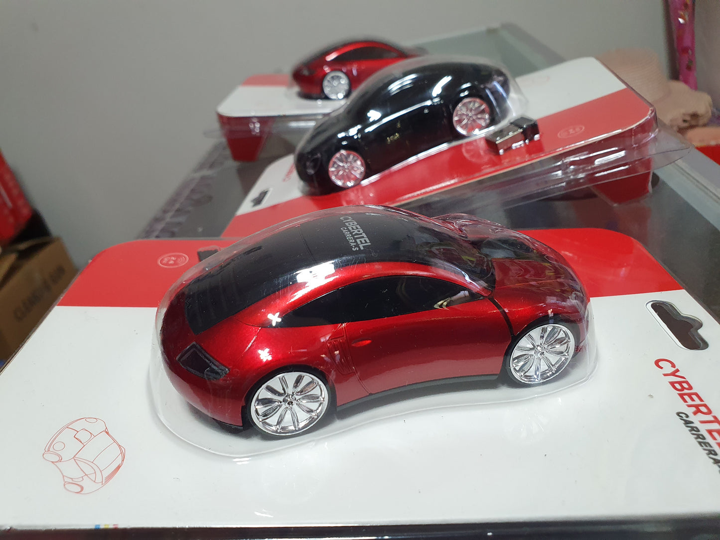 🖱️ Mouse Inalámbrico Carrito CYBERTEL – Comodidad y Estilo en Cada Clic 🚗✨