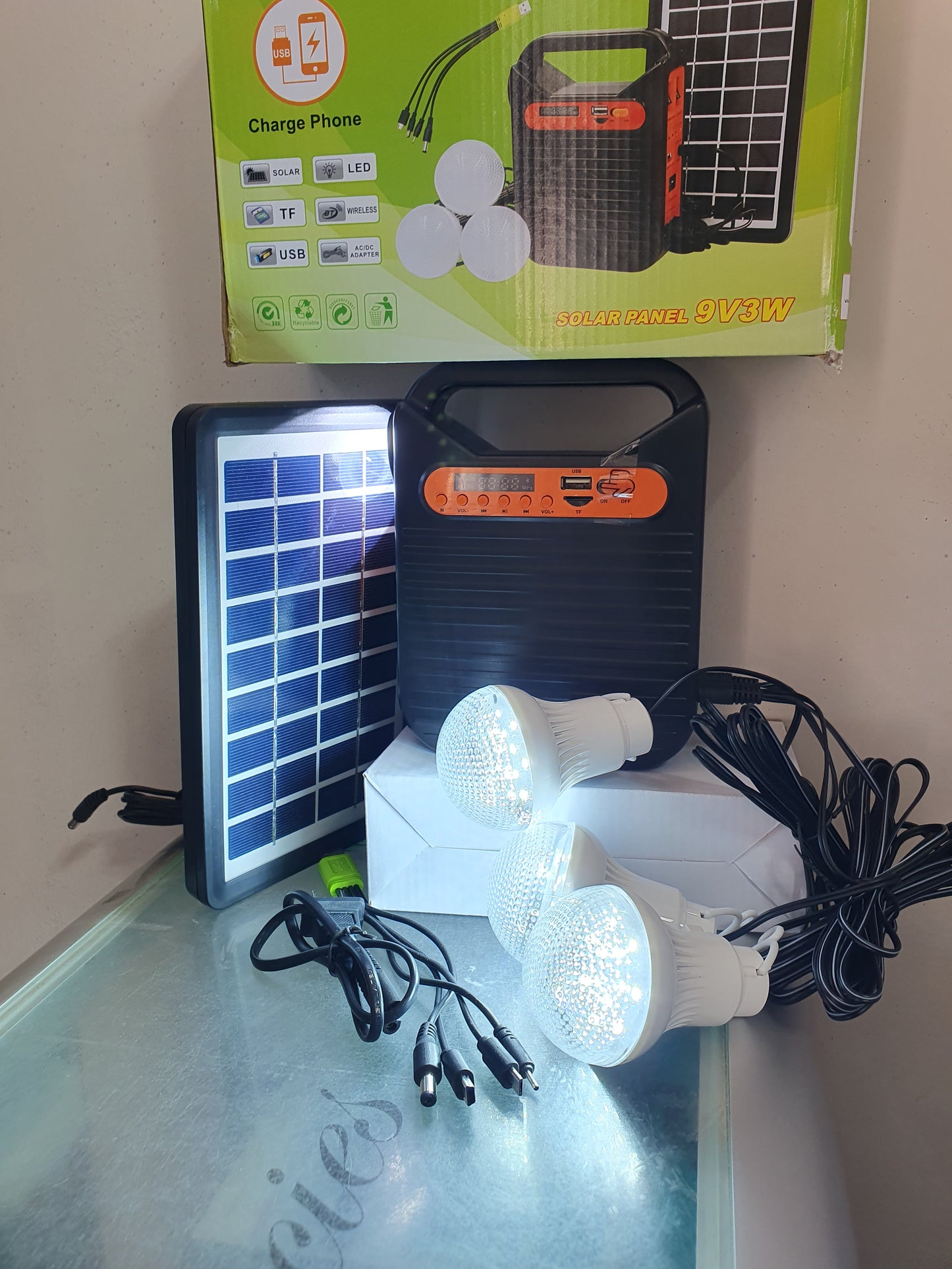 ☀️ Kit Solar Seisa – Energía, Iluminación y Sonido en un Solo Dispositivo 🔋🎶