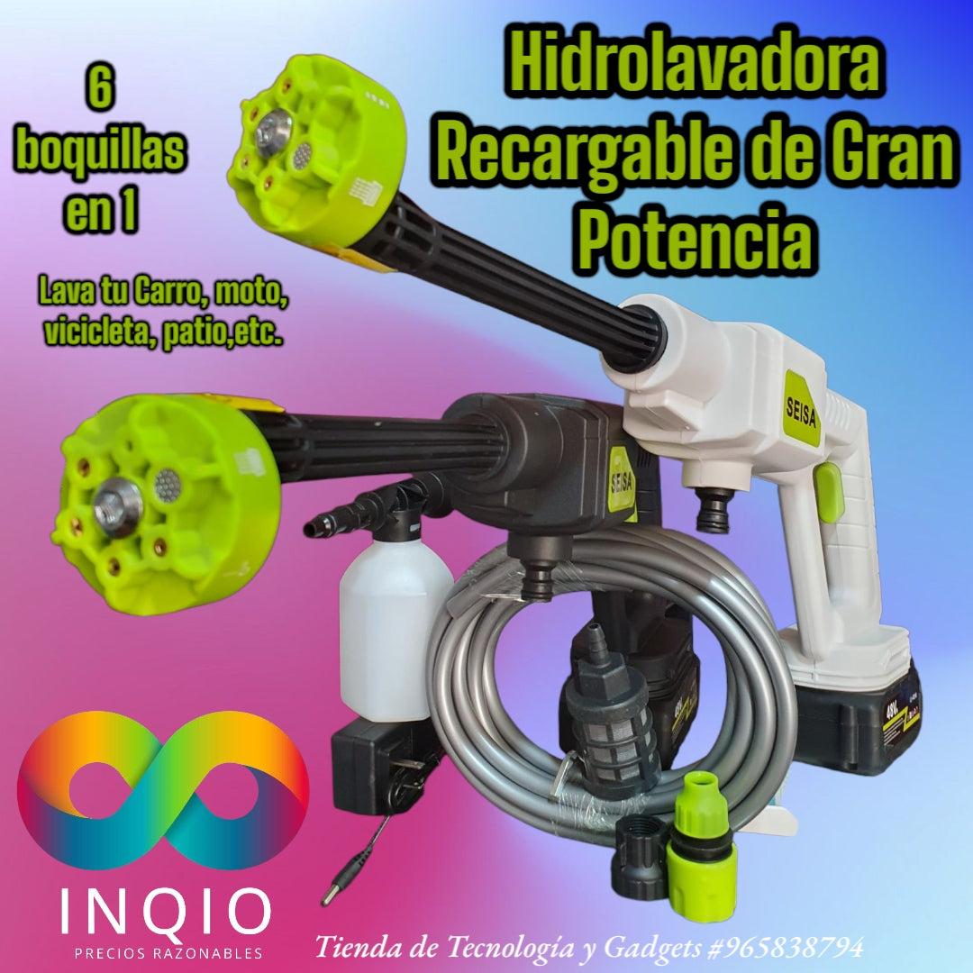 Hidrolavadora Inalámbrica de Alta Presión seisa