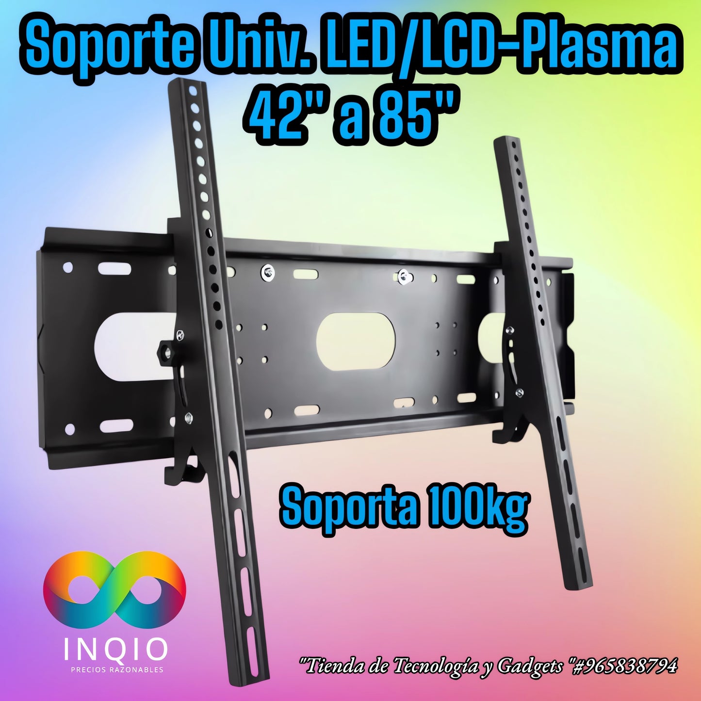 🎮SOPORTE PARA TV LED/LCD/PLASMA 42" A 85"