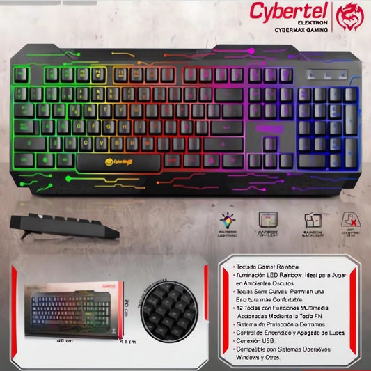 Teclado Gamer Rgb CYBERTEL