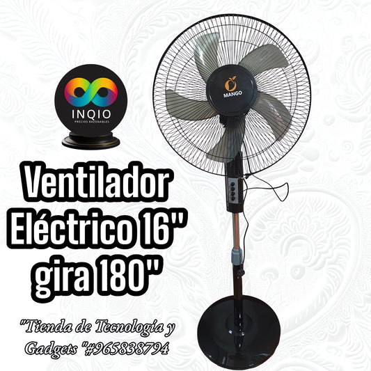 Ventilador Eléctrico 16" gira 180°