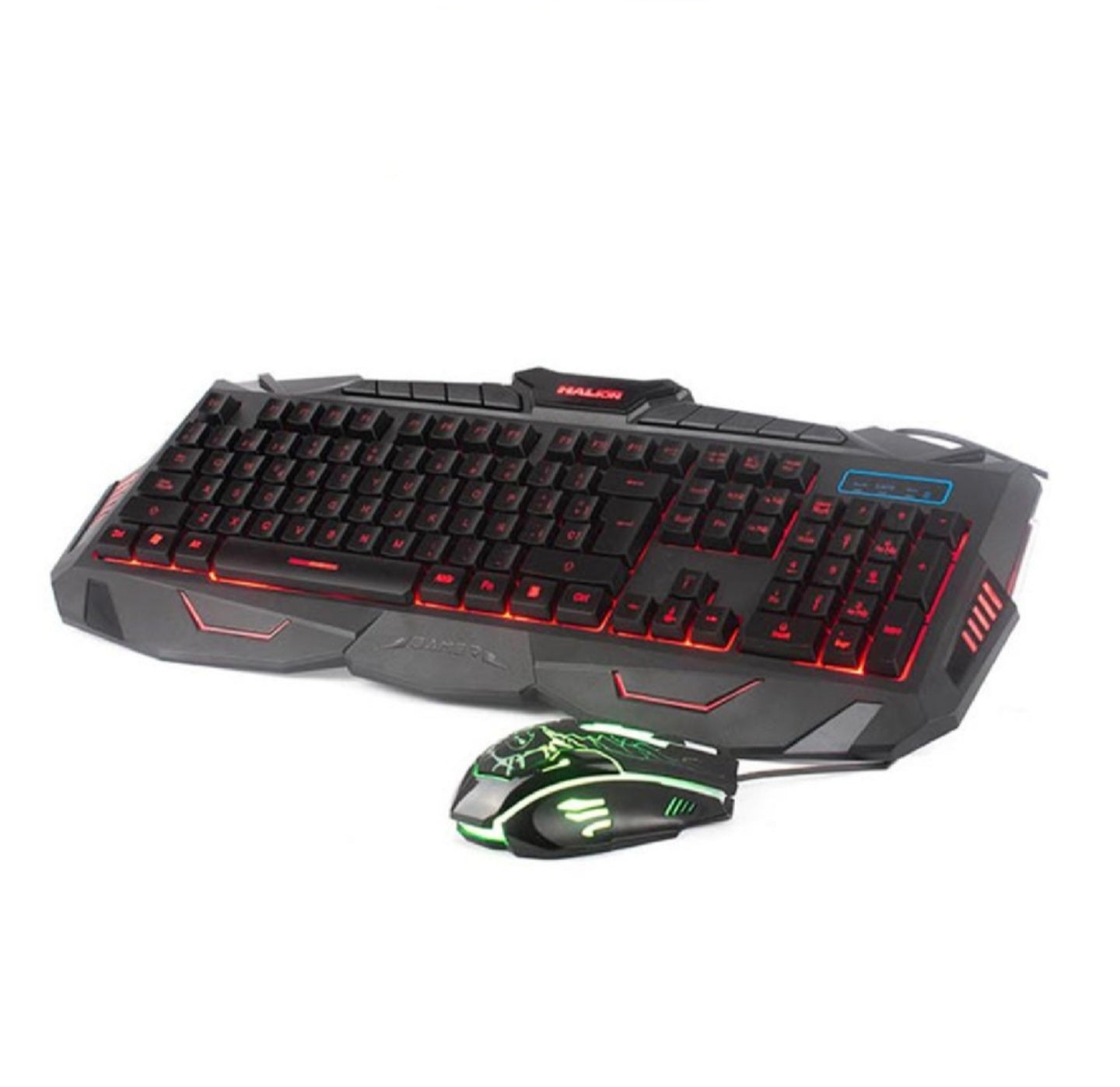 Teclado y mouse gamer Halion