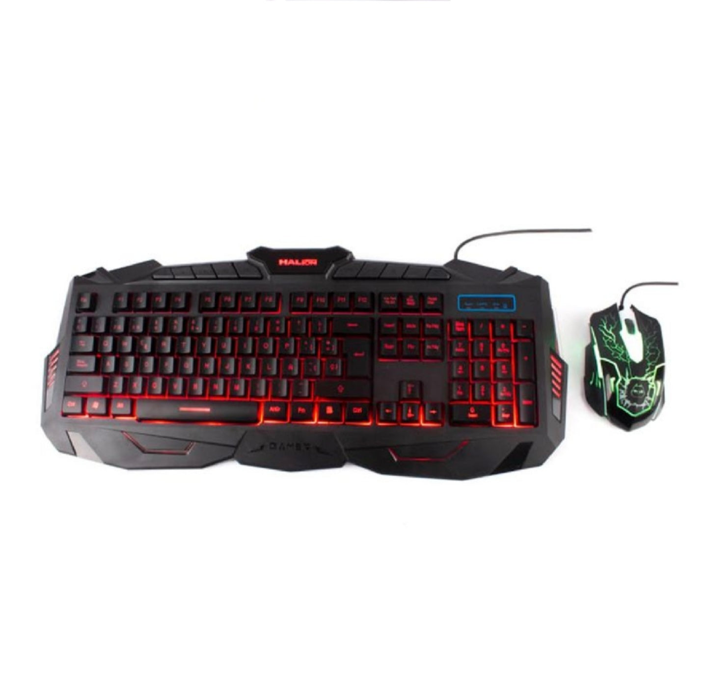 Teclado y mouse gamer Halion