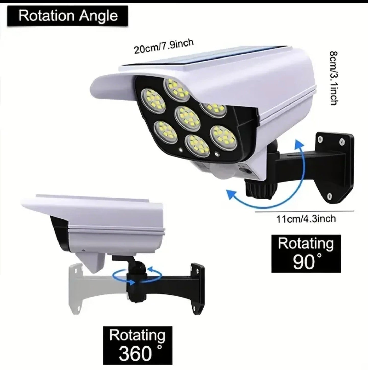 Luz solar LED con sensor de movimiento