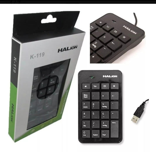 Teclado Número Halion