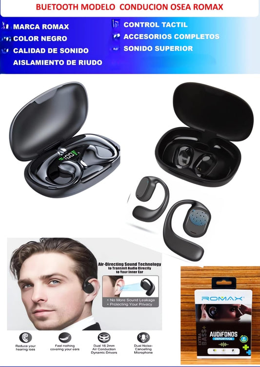 Auriculares de conducción osea bluetooth