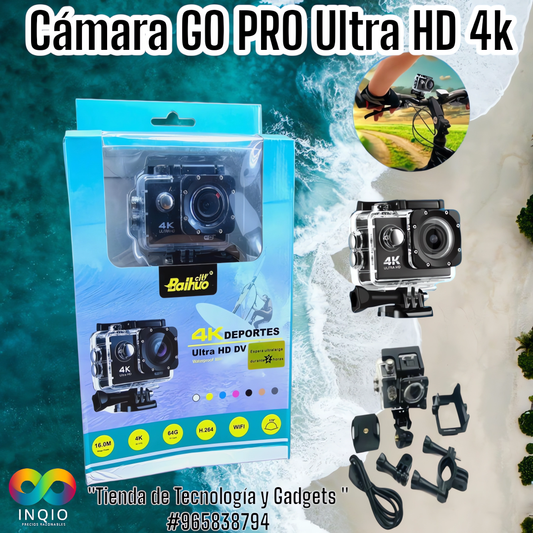 Cámara Deportiva GO PRO ULTRA HD 4K