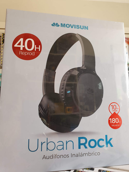 Audífonos Bluetooth 40 horas Movisun Urban Rock