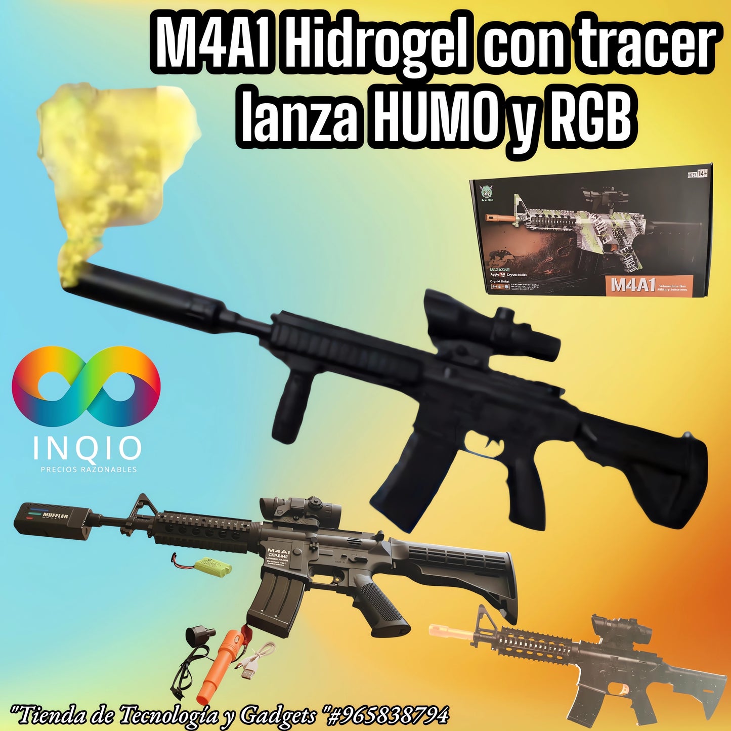 Hidrogel lanza HUMO y Rgb