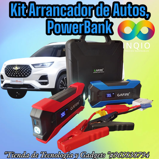 Kit Arrancador Portátil de Batería Automóvil